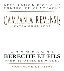Bereche Champagne Rosé Campania Remensis 2020 Extra Brut
