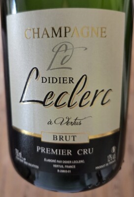 Didier Leclerc Champagne Brut 1er Cru NV