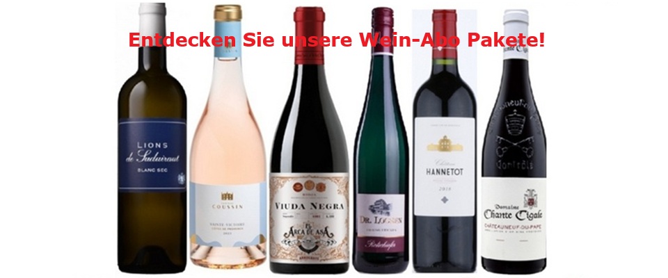 Entdecken Sie unsere Wein-Abo Pakete!