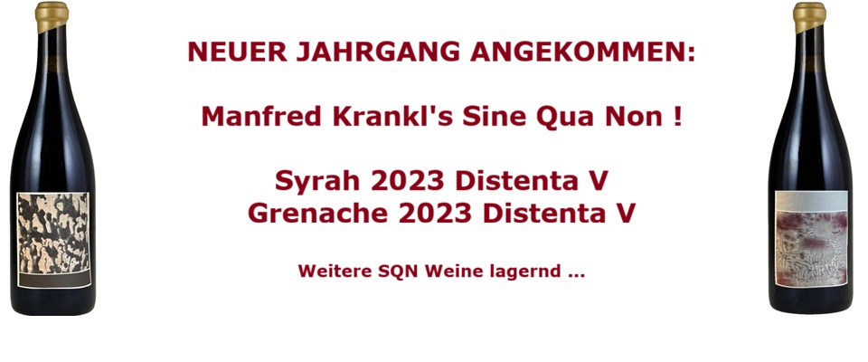 Der neue Jahrgang von Sine Qua Non ist da!